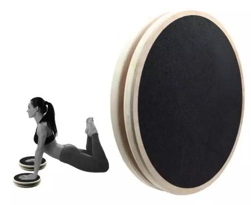 Disco Rotador de Madera con antideslizante de 28 cm