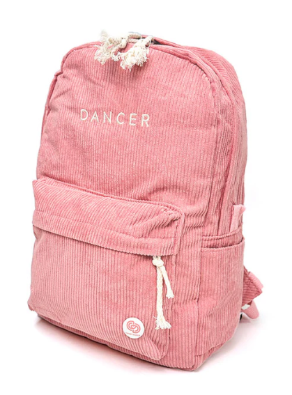 Corduroy Dancer Backpack - Mochila de pana para bailarina